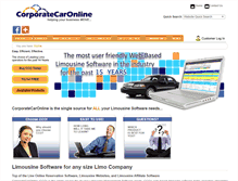 Tablet Screenshot of corporatecaronline.com